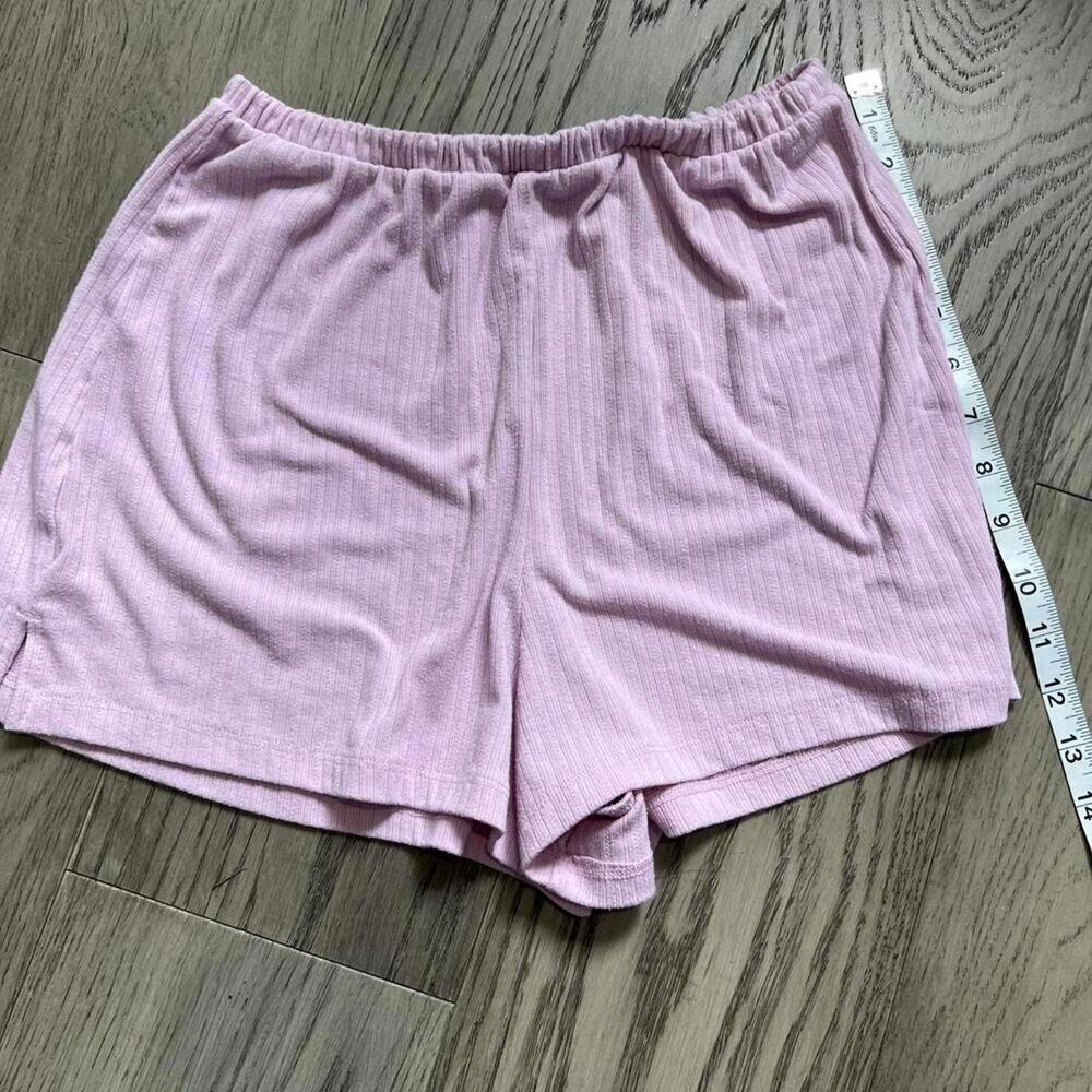 Abercrombie & Fitch Women's Pinkish Purple Pajama Shorts - Picture 5 of 5